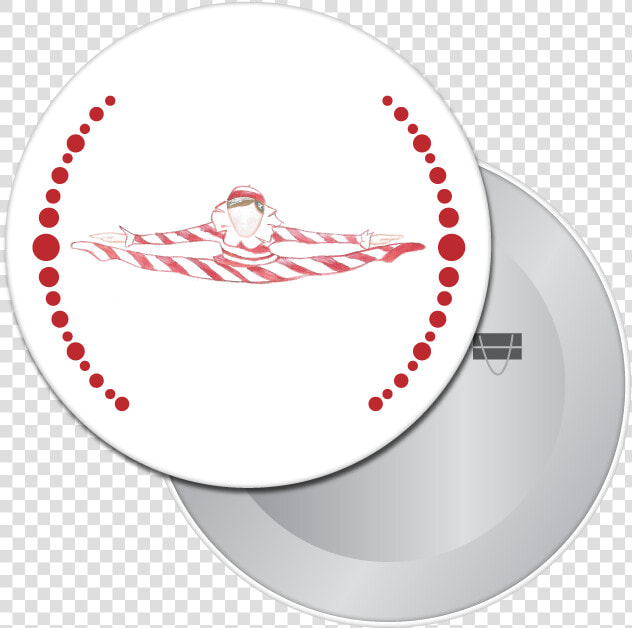 Peppermint Candy Cane Button   Magnet   Dance Button And Pin  HD Png DownloadTransparent PNG