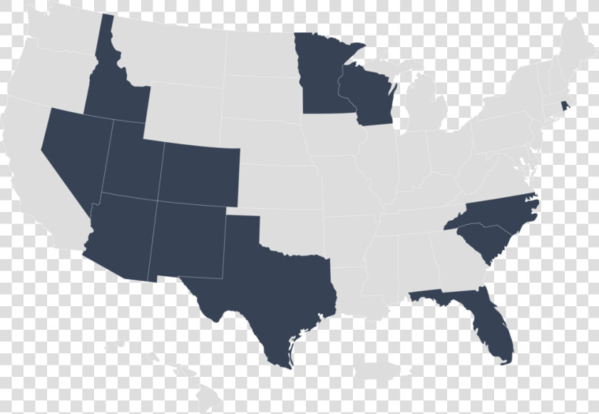 Map Of Hispanic Population In Us  HD Png DownloadTransparent PNG