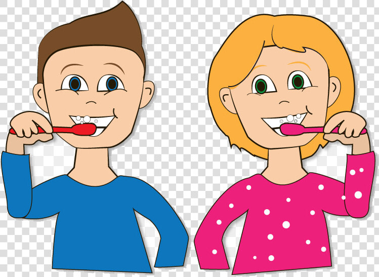 Brush Teeth Brushing Clipart Transparent Png   Kids Brushing Teeth Clip Art  Png DownloadTransparent PNG