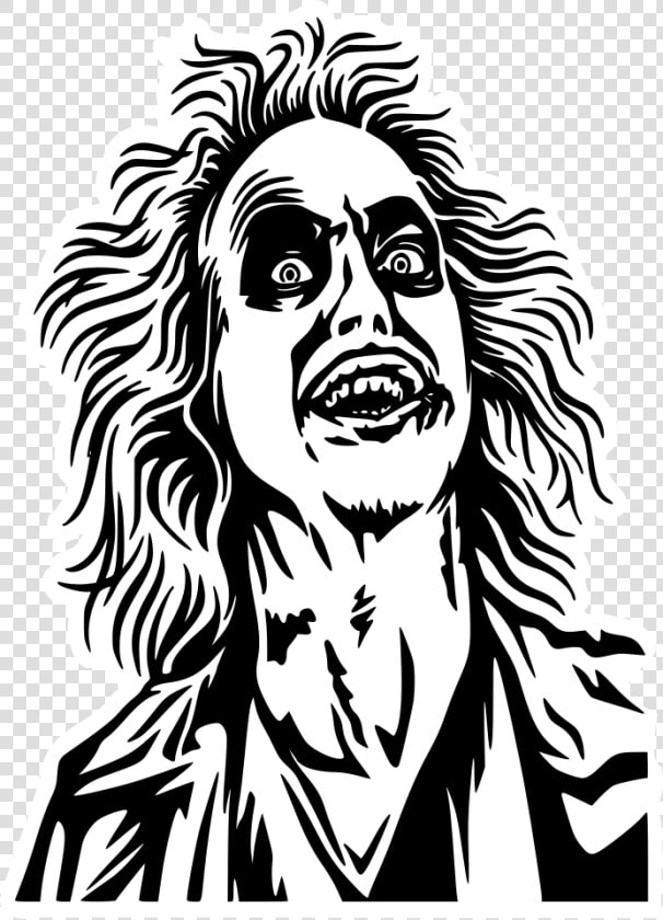 Tim Burton Beetlejuice Art  HD Png DownloadTransparent PNG