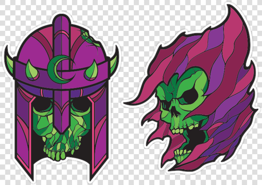 Fragmented Souls Phyrexius And Xanion Sticker Set By   Illustration  HD Png DownloadTransparent PNG