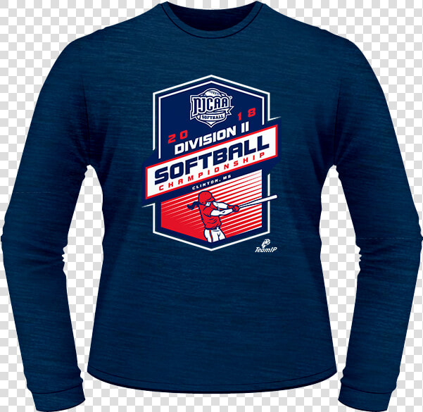 2018 Njcaa Softball Dii Championship Navy Tonal Long   Golf Championship T Shirt  HD Png DownloadTransparent PNG