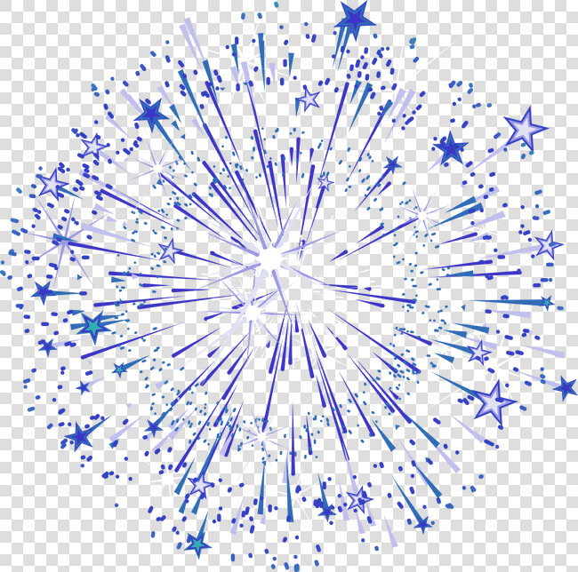 Blue Graphic Star Simple Fireworks Effect Elements   Fireworks And Stars Transparent Background  HD Png DownloadTransparent PNG