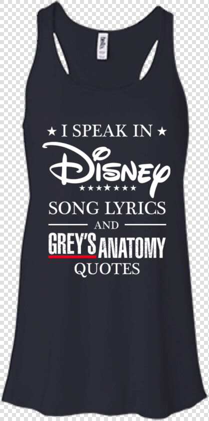 I Speak In Disney Song Lyrics And Grey S Anatomy Quotes   Not Today Arya Tank  HD Png DownloadTransparent PNG