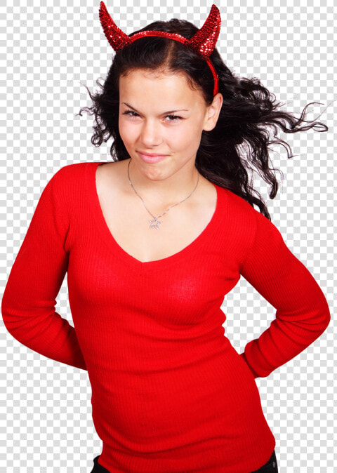 Beautiful Woman In Devil Costume Png Image   Woman Devil Png  Transparent PngTransparent PNG