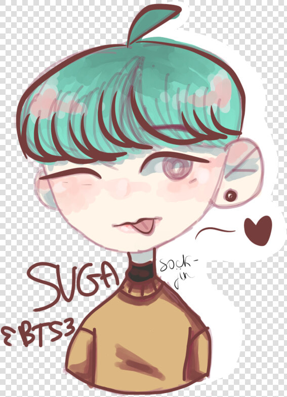 Yoongi Bts   Yoongi Cartoon Transparent  HD Png DownloadTransparent PNG