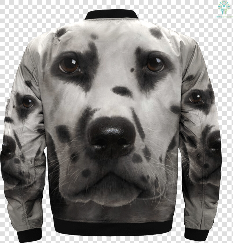 Dalmatian Over Print Jacket  tag Familyloves   T shirt  HD Png DownloadTransparent PNG