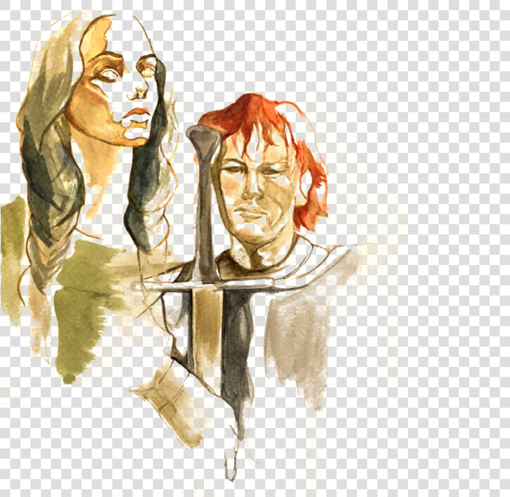 Romeo And Juliet Watercolour  HD Png DownloadTransparent PNG