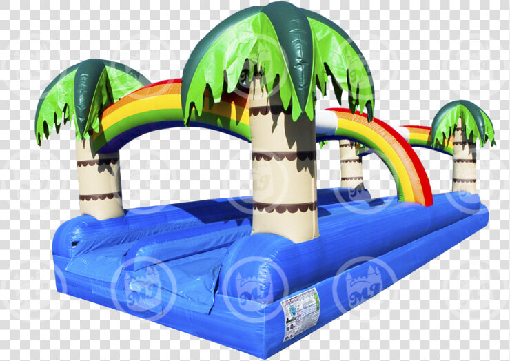 Tropical Dual Slip And Slide   Inflatable  HD Png DownloadTransparent PNG