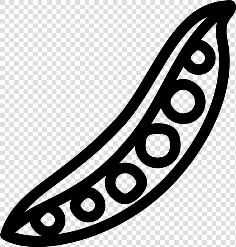 Transparent Pea Clipart Black And White   Peas Icon  HD Png DownloadTransparent PNG