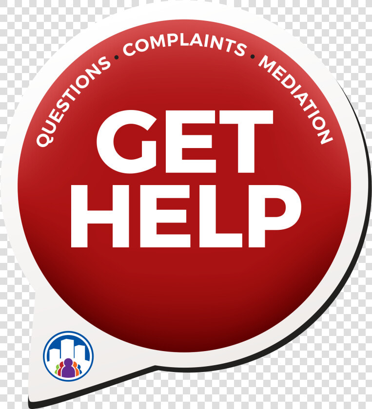 Mediation Get Help Complaint Button   Circle  HD Png DownloadTransparent PNG