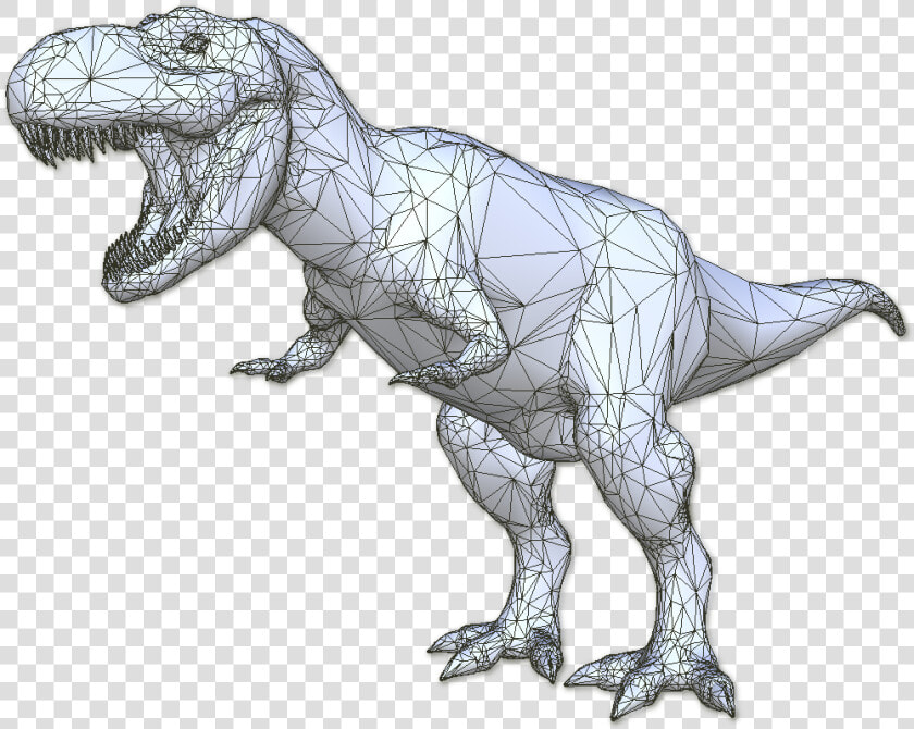 3d Mesh Png   T Rex Mesh Cfd  Transparent PngTransparent PNG