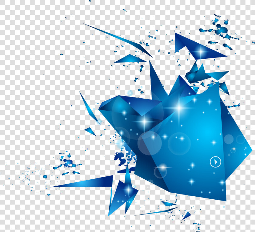 Transparent Blue Abstract Background Png   Blue Geometric Shapes Png  Png DownloadTransparent PNG