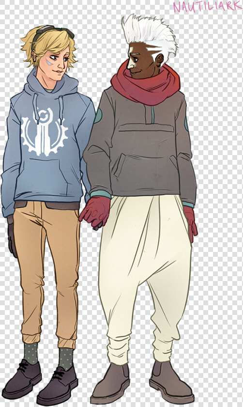 Ezreal And Ekko   Cartoon  HD Png DownloadTransparent PNG