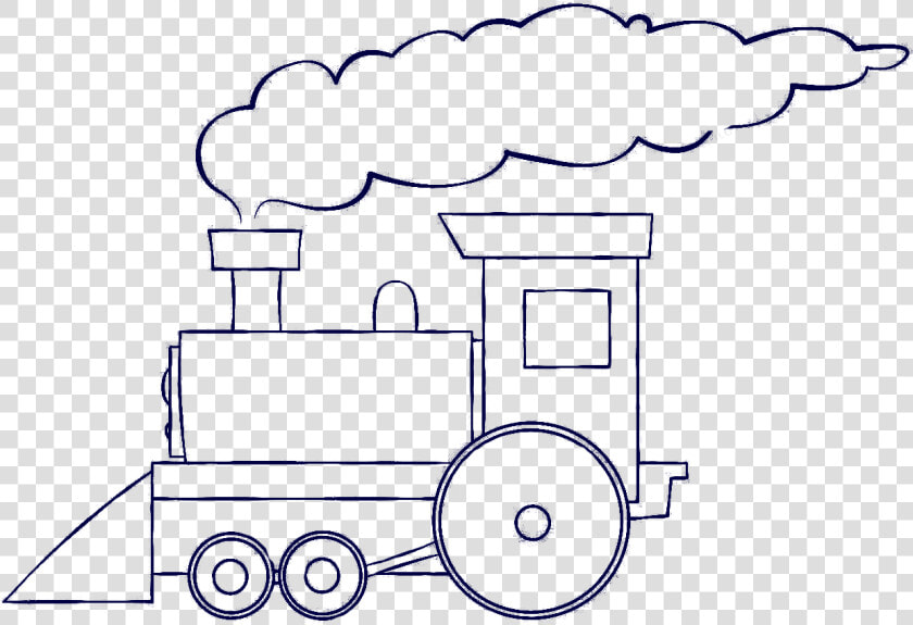 Thomas Train Rail Transport Drawing Steam Locomotive   Train With Smoke Clipart  HD Png DownloadTransparent PNG