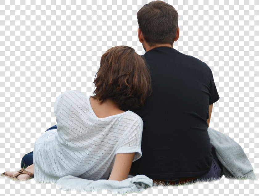 Couple Sitting Back Png   Png Download   People Sitting Back Png  Transparent PngTransparent PNG