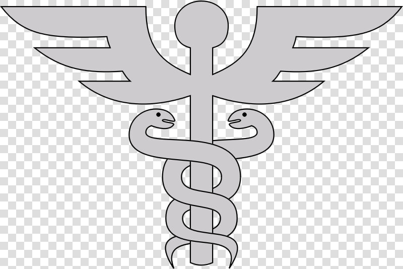 Caduceus   Line Art  HD Png DownloadTransparent PNG