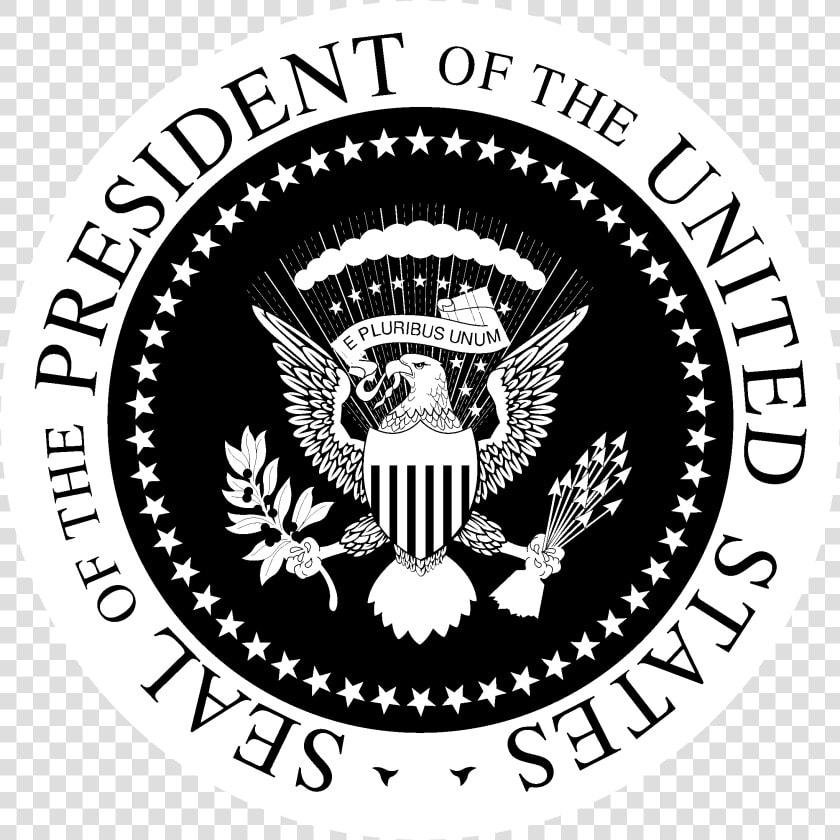 Head United House Of States State Seal Clipart   Seal Of The President Of The United States Black And  HD Png DownloadTransparent PNG