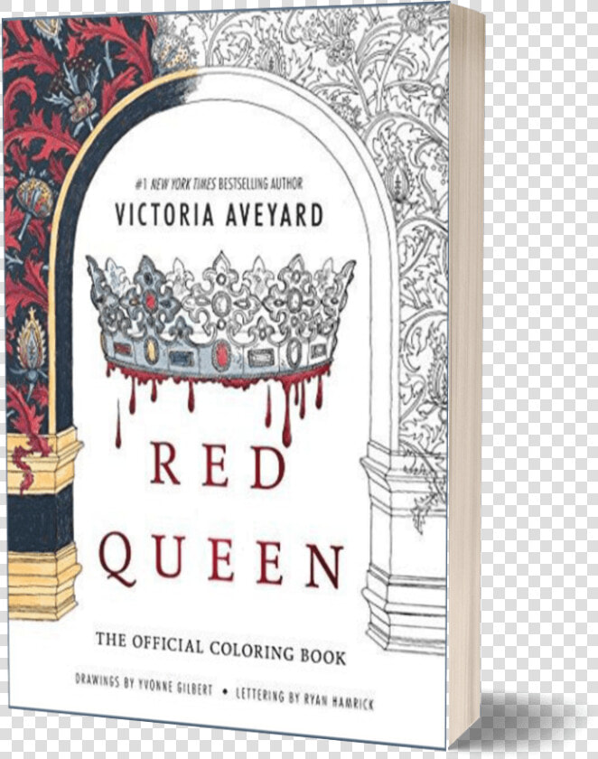 Red Queen Official Coloring Book By Victoria Aveyard   Red Queen By Victoria Aveyard  HD Png DownloadTransparent PNG