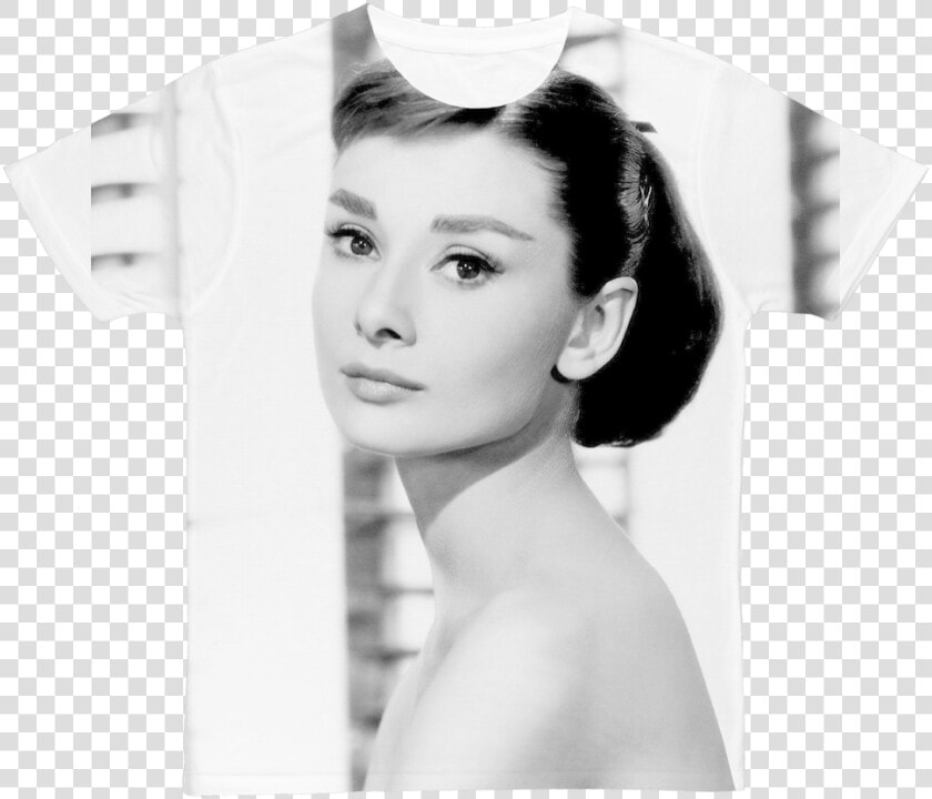 Audrey Hepburn ﻿classic Sublimation Adult T shirt   Audrey Hepburn  HD Png DownloadTransparent PNG