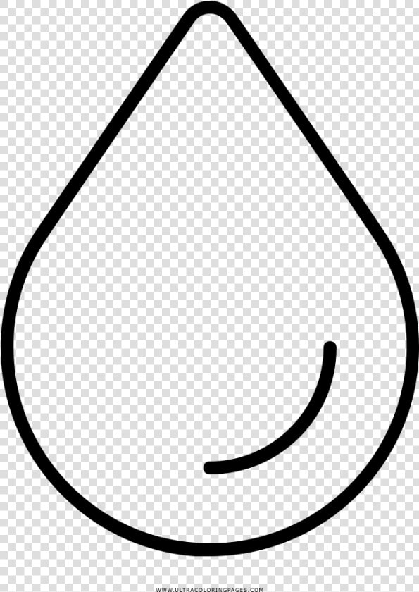 Gota De Agua Página Para Colorear   Line Art  HD Png DownloadTransparent PNG