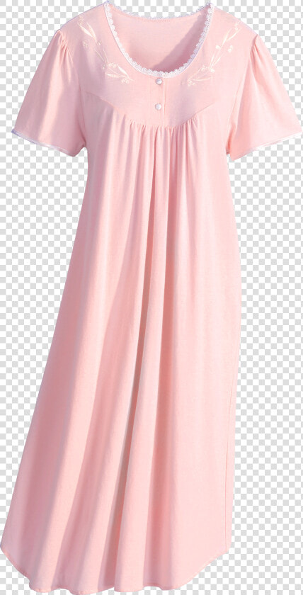 Pajamas Drawing Night Dress   Long Nighty Yoke Design  HD Png DownloadTransparent PNG