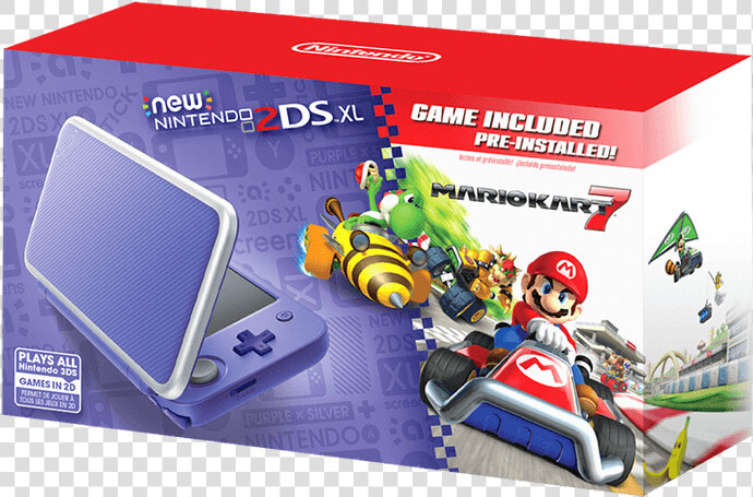 New Nintendo 2ds Xl Mario Kart 7 Bundle  HD Png DownloadTransparent PNG