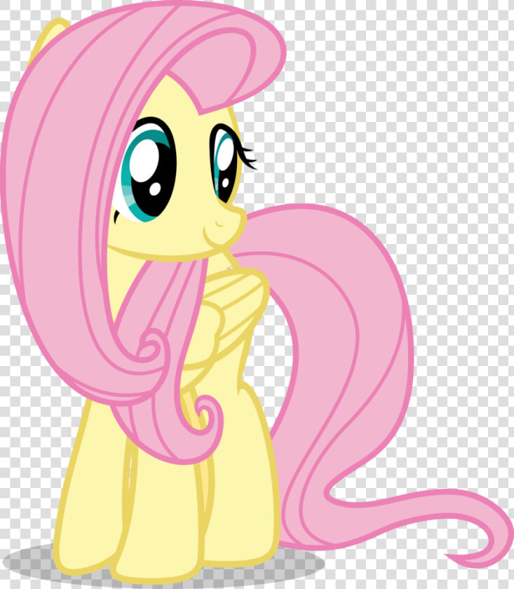 Transparent Fluttershy Png   Fluttershy My Little Pony Vector  Png DownloadTransparent PNG