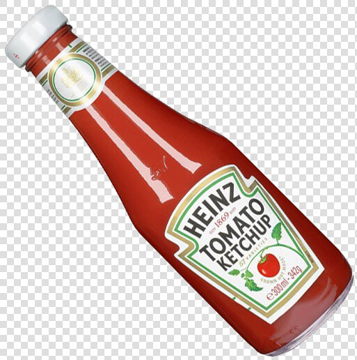 Glass Ketchup Bottle   Heinz Ketchup  HD Png DownloadTransparent PNG