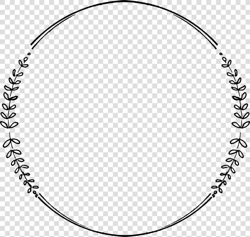 Circle Clipart Monogram Frame   Simple Circle Border Design  HD Png DownloadTransparent PNG