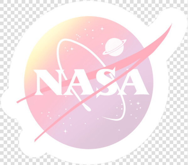 Nasa Aesthetic Pink White Blink Galaxy Tumblr Backgroun   Aesthetic Stickers Nasa Transparent  HD Png DownloadTransparent PNG