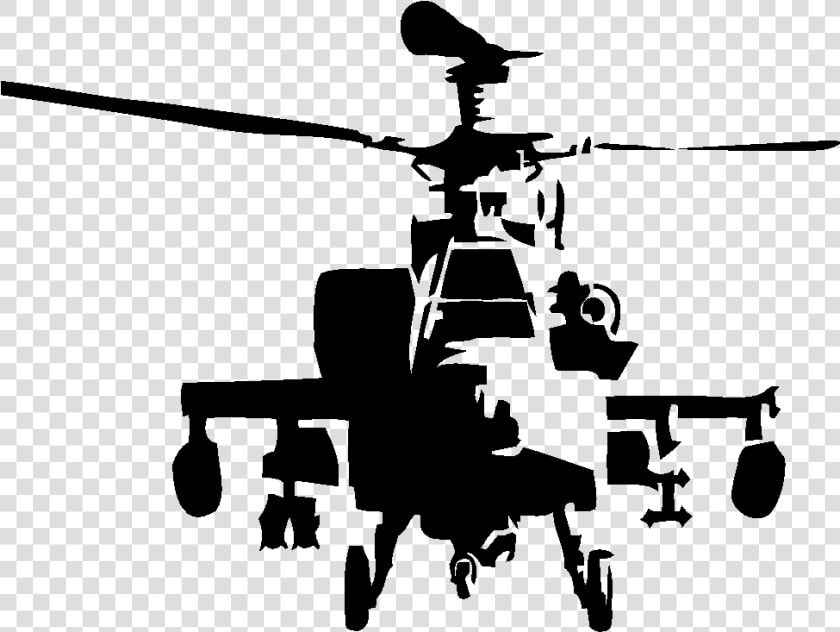 Stencil Boeing Ah 64 Apache Boeing Ch 47 Chinook Art   Apache Stencil  HD Png DownloadTransparent PNG