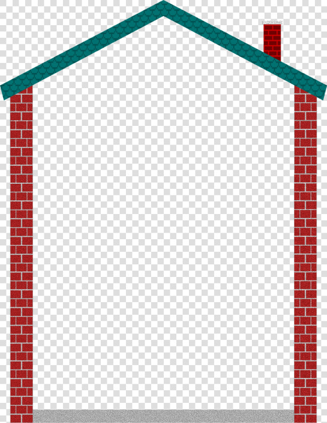 Border Home Clipart Gingerbread House Decorative Borders   House Border Clip Art  HD Png DownloadTransparent PNG