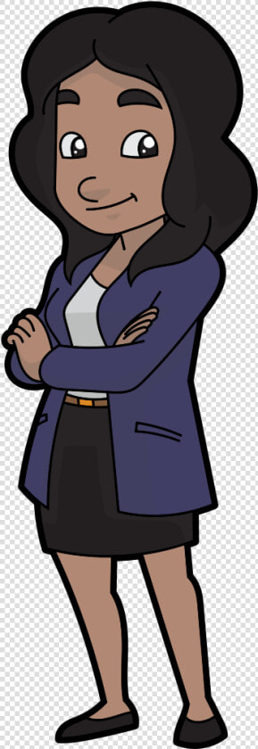 Cartoon Of A Businesswoman  HD Png DownloadTransparent PNG