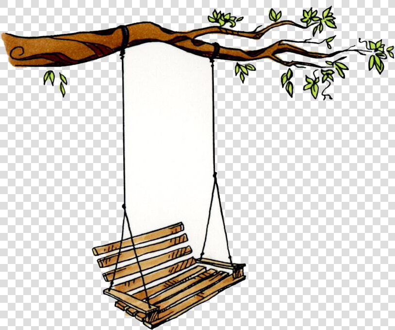 Tree With Tire Swing Clipart   Png Download   Tire Swing Png  Transparent PngTransparent PNG