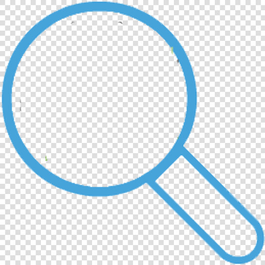 Circle Icon Template   Template Of A Magnifying Glass  HD Png DownloadTransparent PNG