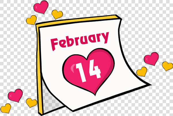 14 February Png Transparent Image   February 14 Valentine  39 s Day Clip Art  Png DownloadTransparent PNG