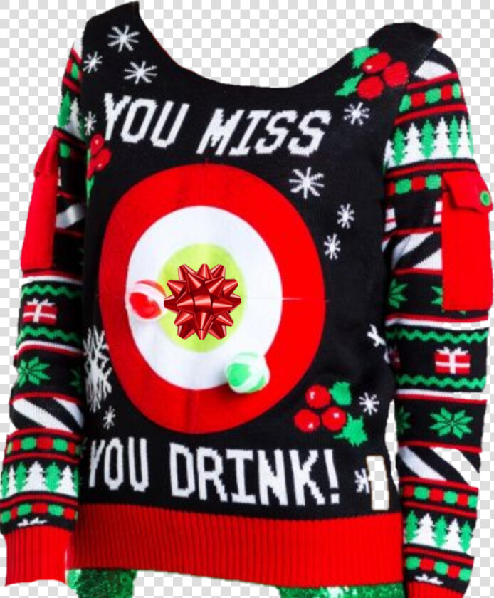  christmas  sweater  contest  ugly  funny  libertymoon74   Drinking Ugly Christmas Sweater  HD Png DownloadTransparent PNG