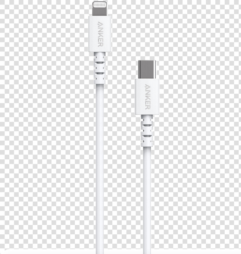 Anker Powerline Usb c To Lightning Cable 1 8m White   Usb Cable  HD Png DownloadTransparent PNG