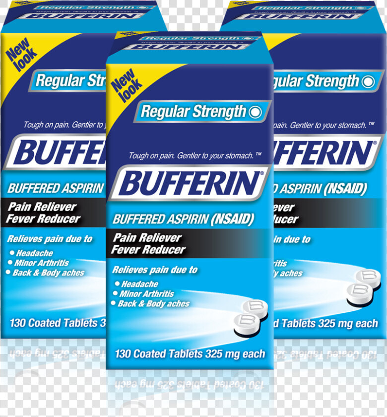 Bufferin Buffered Aspirin 325 Mg  Coated Tablets   Health Care  HD Png DownloadTransparent PNG