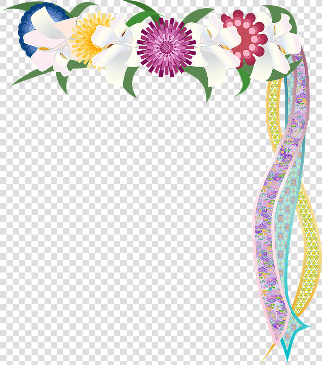 Gráfica  Mayday  Corona De Flores  Corona  Flor  Cintas   Emoji  HD Png DownloadTransparent PNG