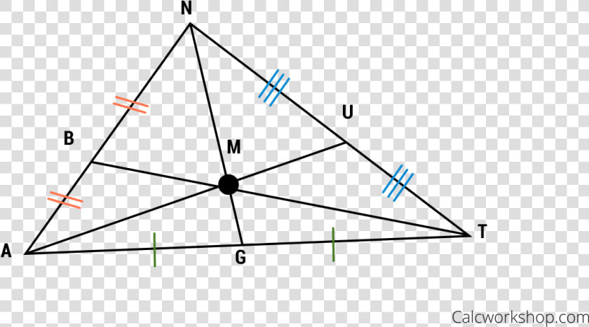 Centroid Of A Triangle  HD Png DownloadTransparent PNG