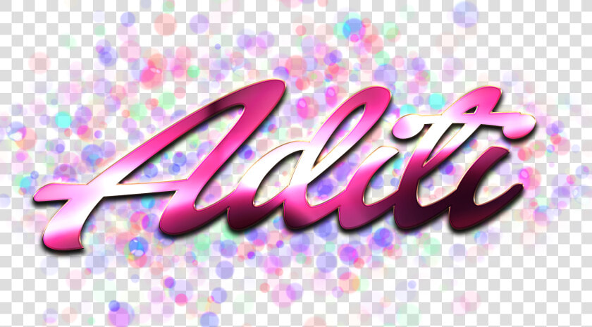 Aditi Name Logo Bokeh Png   Kaka Name  Transparent PngTransparent PNG