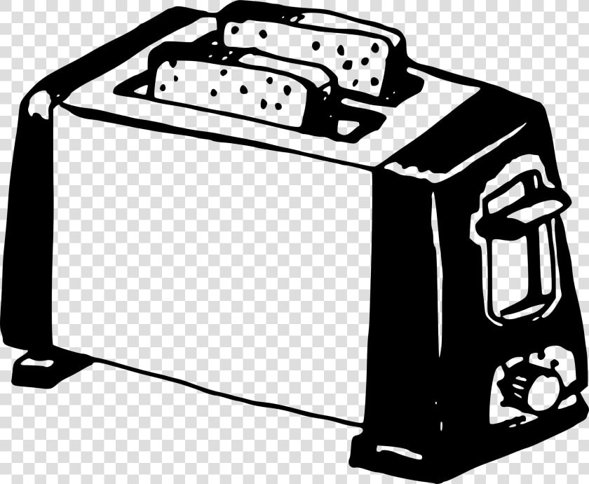 Toaster   Toaster In Black And White  HD Png DownloadTransparent PNG