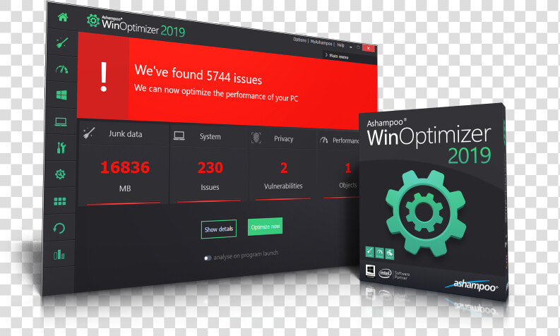 Ashampoo Winoptimizer 2019  HD Png DownloadTransparent PNG