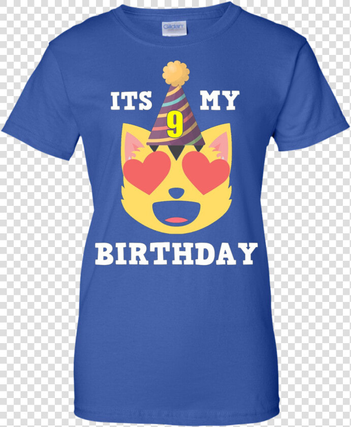 9th Birthday T Shirt Heart Eyes Cat Emoji Birthday   Killer Queen Jojo Shirt  HD Png DownloadTransparent PNG