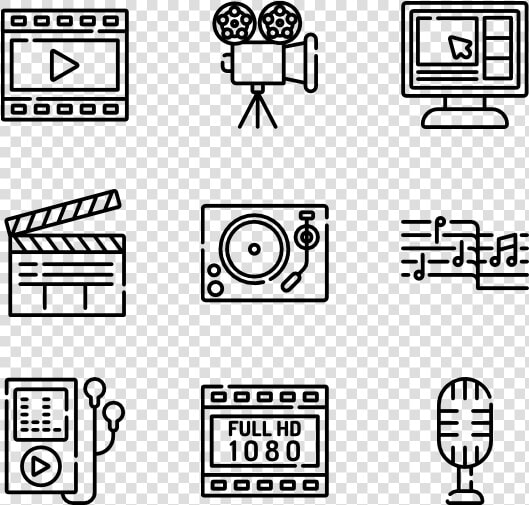 Audio And Video   Visualize Icon  HD Png DownloadTransparent PNG