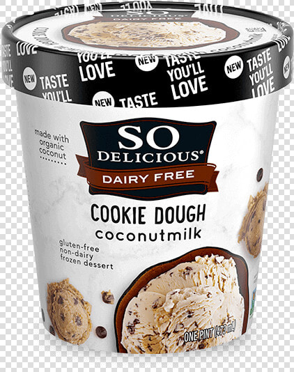 Cookie Dough Coconutmilk Frozen Dessert Class Pro xlgimg   So Delicious Cashew Milk Ice Cream Vanilla  HD Png DownloadTransparent PNG