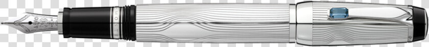 Montblanc Boheme Arabesque Azur Fountain Pen   Mont Blanc Silver Sapphire Pen  HD Png DownloadTransparent PNG