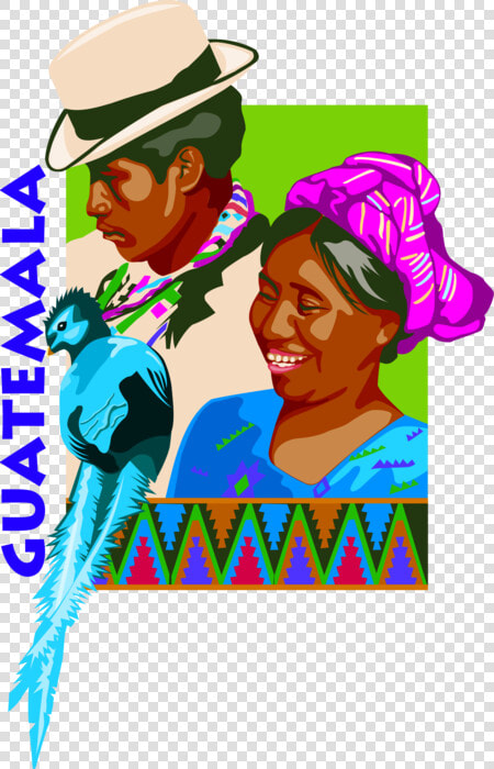 Vector Illustration Of Guatemala Postcard Design With  HD Png DownloadTransparent PNG